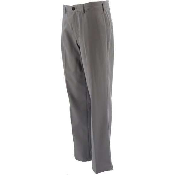 NWT LANDS' END TRADITIONAL FIT PERFORMANCE CHINO PANTS CEMENT GREY 44 TALL - Picture 7 of 10